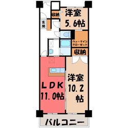 カーサ ソレアードの物件間取画像